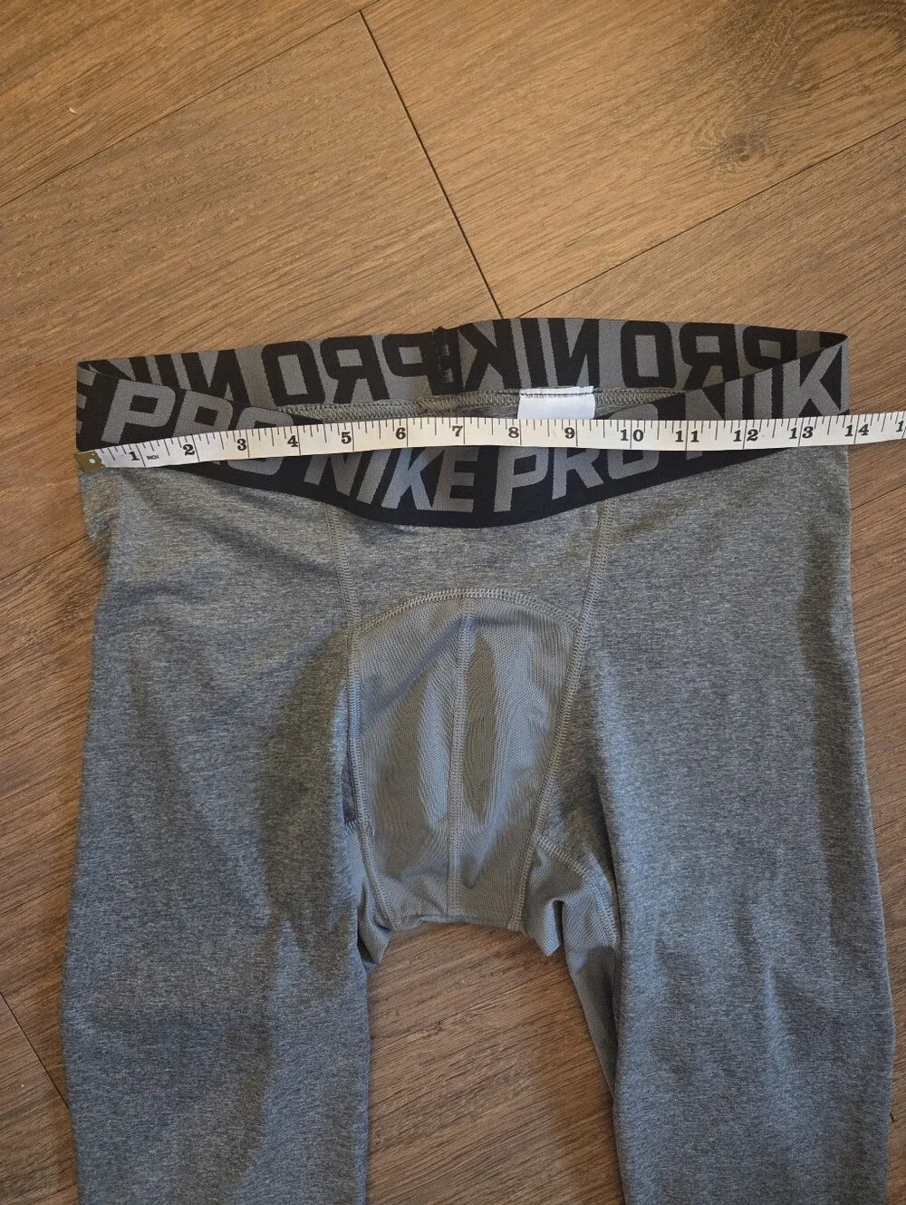 Nike Men’s Gray Compression gray Tights  Pro Waistband